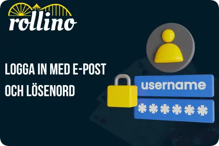 Infografik för Rollino casino-registrering via telefon på italienska. Bilden visar en smartphone med ett registreringsformulär